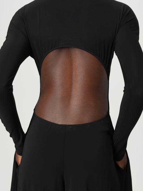 25FW 알라이아 점프수트 AA9U0022J050B 995 Black - ALAIA