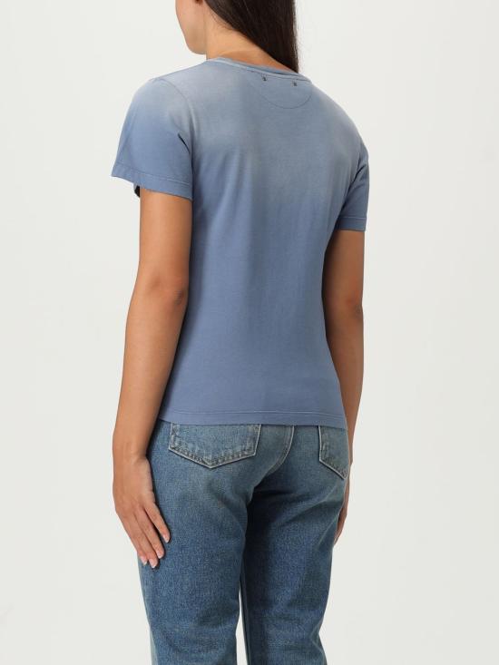 25FW 골든구스 반팔 티셔츠 GWP02322P00212450270 Blue - GOLDEN GOOSE