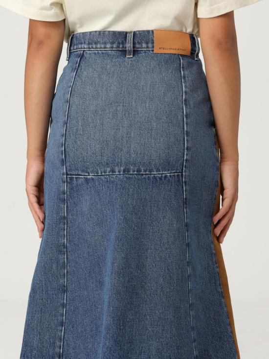 25FW 스텔라 맥카트니 데님 스커트 6D04043SQH25 4090 Blue - STELLA MCCARTNEY