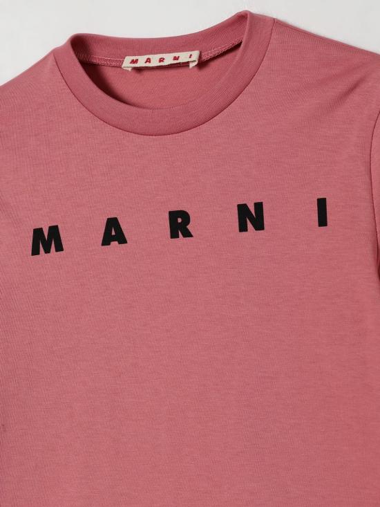 25FW [키즈] 마르니 티셔츠 M01601M00RF 0M350 Pink - MARNI