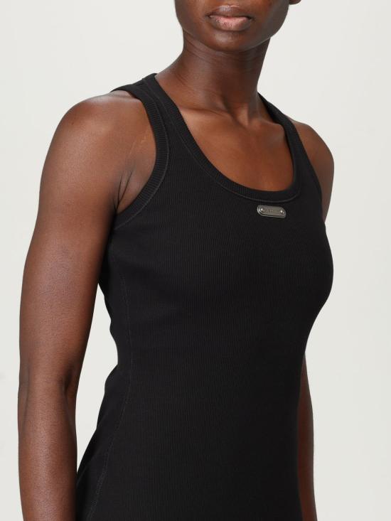 25FW 알렉산더 맥퀸 롱 원피스 833873QLAER 1000 Black - ALEXANDER MCQUEEN