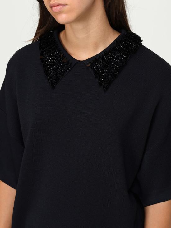 25FW 리우조 스웨터 CF5038MS55N 22222 Black - LIU JO