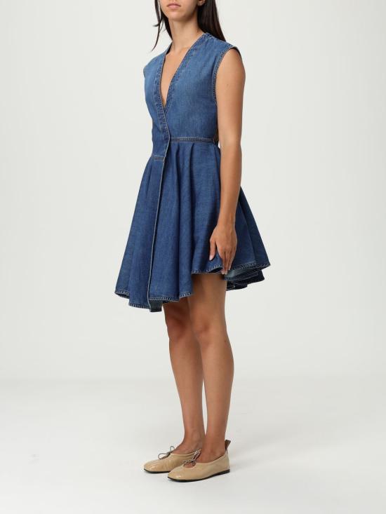 25FW 알라이아 롱 원피스 AA9R2682D004B 505 Blue - ALAIA