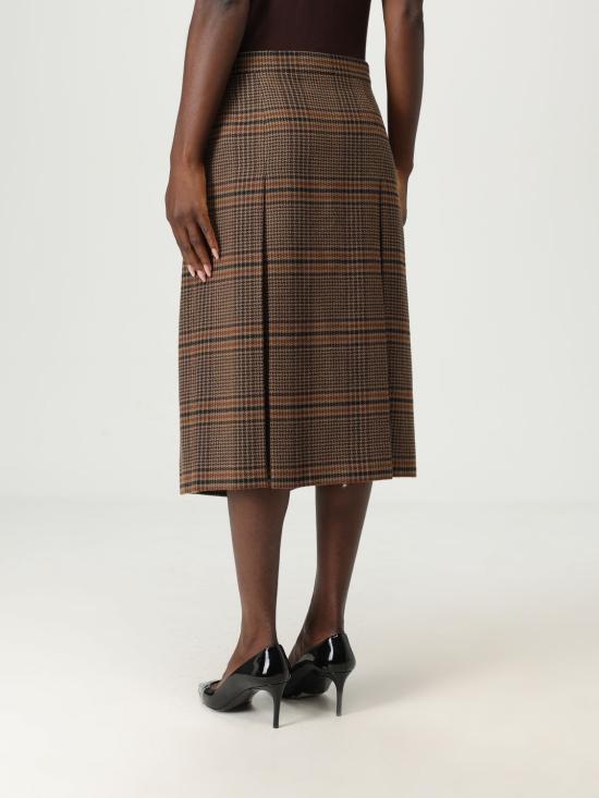 25FW 생로랑 미디 스커트 831068Y9I70 2849 Camel - SAINT LAURENT