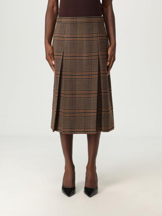 25FW 생로랑 미디 스커트 831068Y9I70 2849 Camel