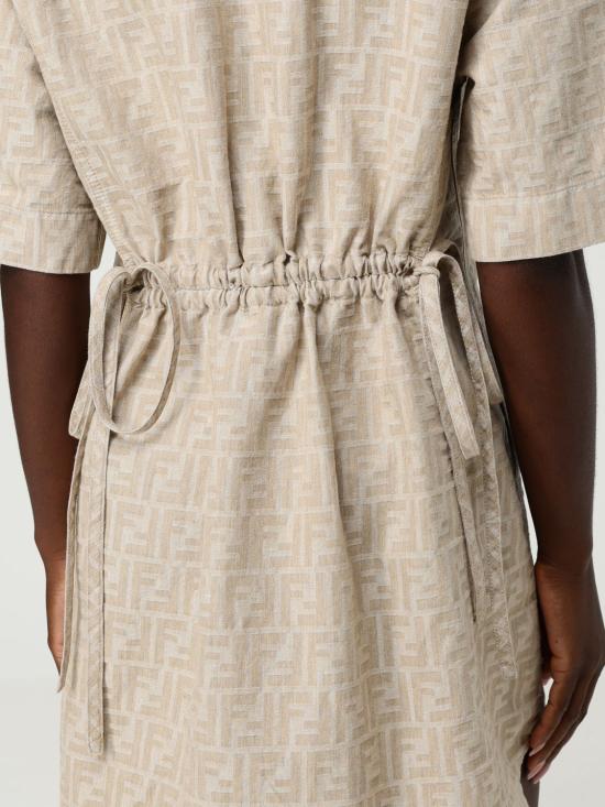 25FW 펜디 숏 원피스 FLD562ASMF F1SAZ Cream - FENDI