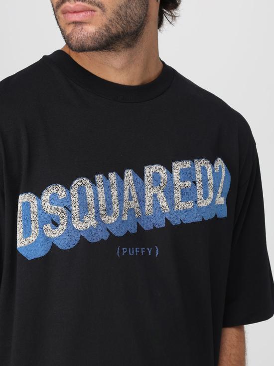 25FW 디스퀘어드2 반팔 티셔츠 S74GD1445D20020 900 Black - DSQUARED2