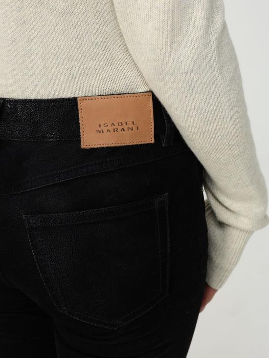 25FW 이자벨마랑에뚜왈 스트레이트 팬츠 PA0561FAC3B01E 01BK Black - ISABEL MARANT ETOILE