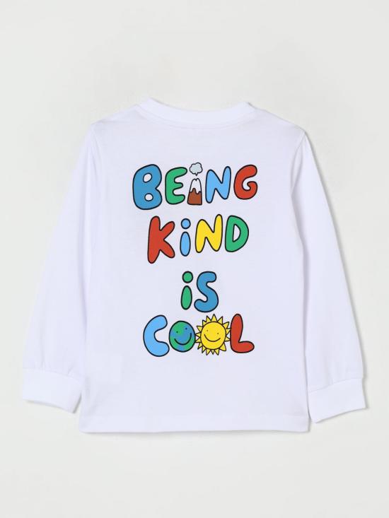 25FW [키즈] 스텔라 맥카트니 티셔츠 TX8P30Z0434 100 White - STELLA MCCARTNEY