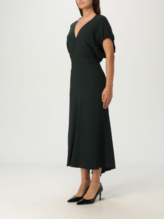 25FW 빅토리아 베컴 롱 원피스 1325WDR006381A 9453 Green - VICTORIA BECKHAM