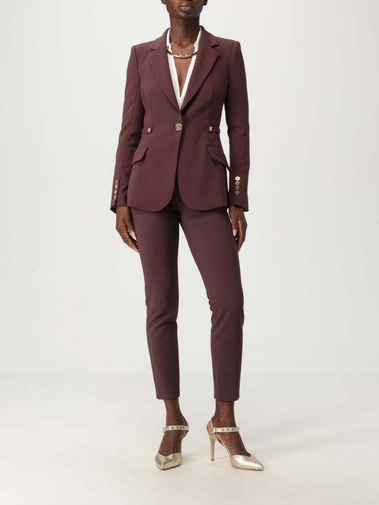 25FW 엘리자베타프랜치 스트레이트 팬츠 PA120 EA4 Wine - ELISABETTA FRANCHI