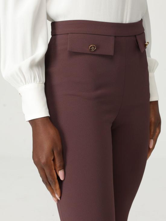 25FW 엘리자베타프랜치 스트레이트 팬츠 PA120 EA4 Wine - ELISABETTA FRANCHI