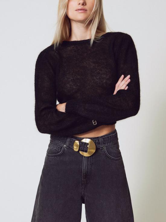 25FW 트윈셋 블라우스 252TP3525 00006 Black - TWINSET