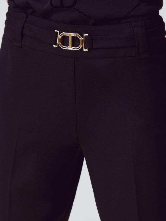 25FW 트윈셋 스트레이트 팬츠 252TP2602 00006 Black - TWINSET