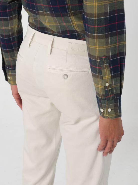 25FW 리하쉬 스트레이트 팬츠 P249 2417 0104 White - RE-HASH