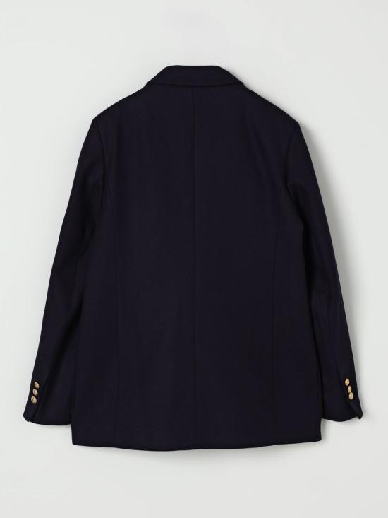 25FW [키즈] 발망 코트 BX2P84I0283 621OR Blue - BALMAIN