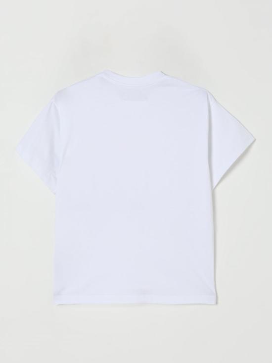 25FW [키즈] MM6 메종마르지엘라 티셔츠 M60906MM04I M6100 White - MM6 MAISON MARGIELA