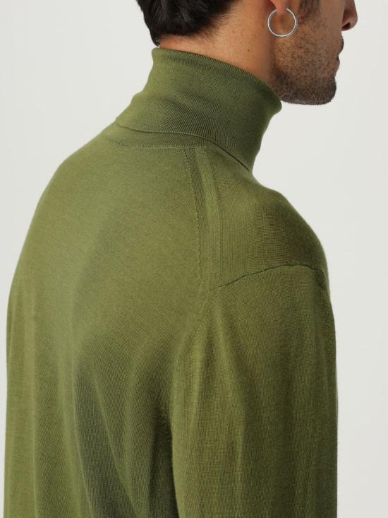 25FW 생로랑 터틀넥 844617YAPK2 3391 Olive - SAINT LAURENT