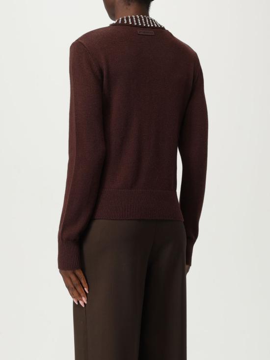 25FW 핑코 폴로 티셔츠 105530A2S4 L99 Brown - PINKO