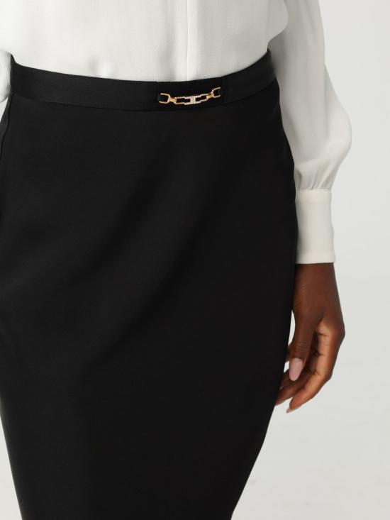 25FW 엘리자베타프랜치 롱 스커트 GO112 110 Black - ELISABETTA FRANCHI