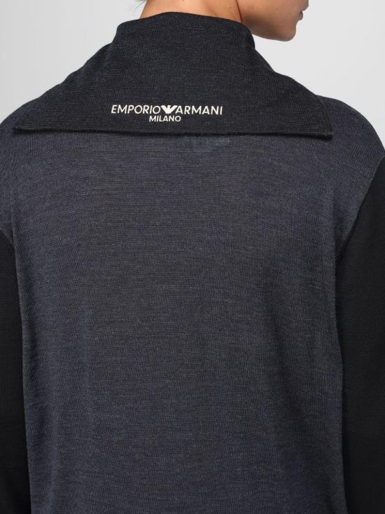 25FW 엠포리오 아르마니 후드 티셔츠 EM001516AF14199 M8049 Grey - EMPORIO ARMANI