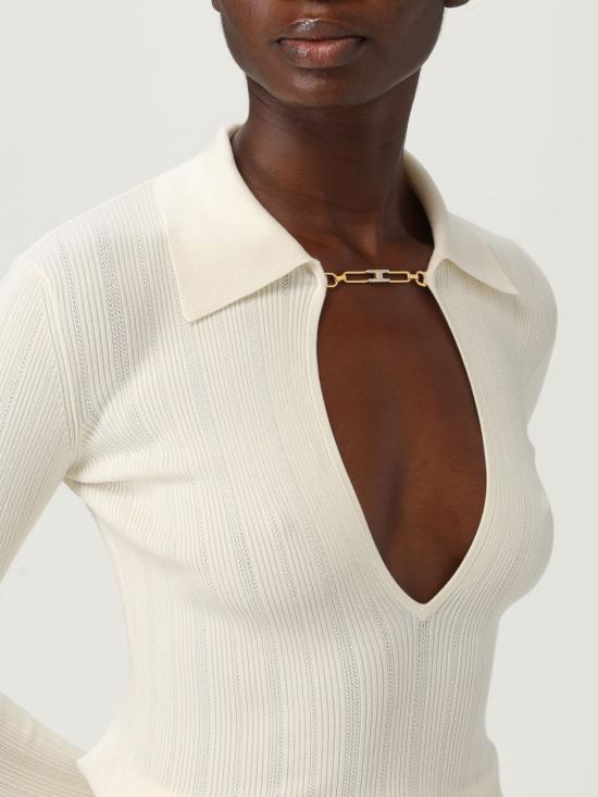 25FW 엘리자베타프랜치 스웨터 MK09B DZ9 Milk - ELISABETTA FRANCHI