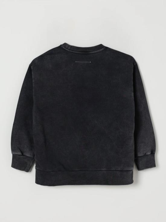 25FW [키즈] MM6 메종마르지엘라 풀오버 M60867MM06A M6900 Black - MM6 MAISON MARGIELA