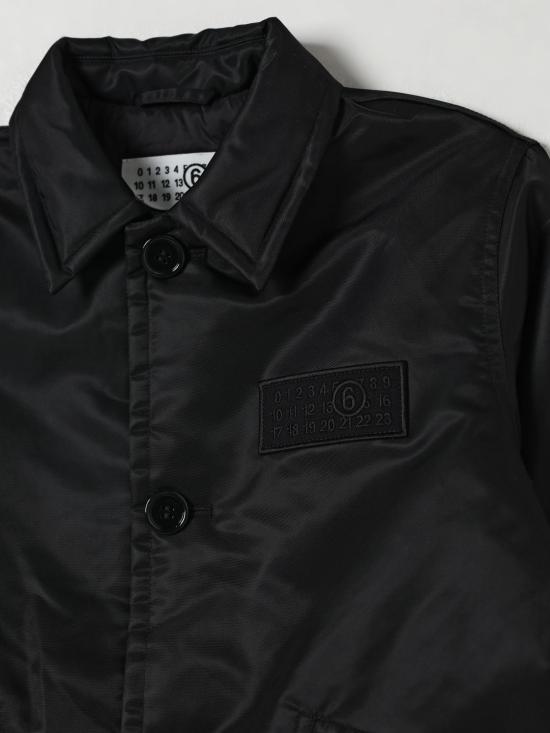 25FW [키즈] MM6 메종마르지엘라 캐주얼 자켓 M60836MM03B M6900 Black - MM6 MAISON MARGIELA