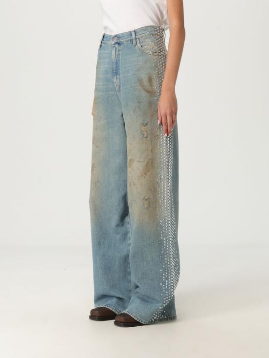 25FW 골든구스 데님 팬츠 GWP02079P00207650491 Blue - GOLDEN GOOSE