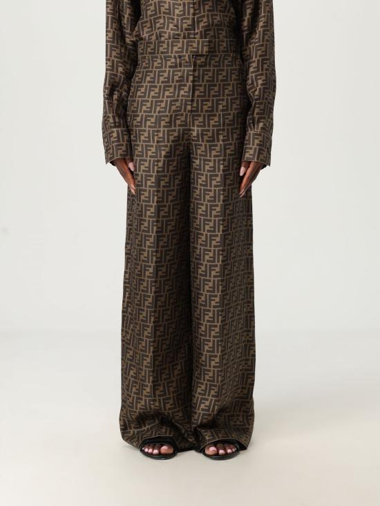 25FW 펜디 팔라초 팬츠 FR6606A8G3 F118W Tobacco