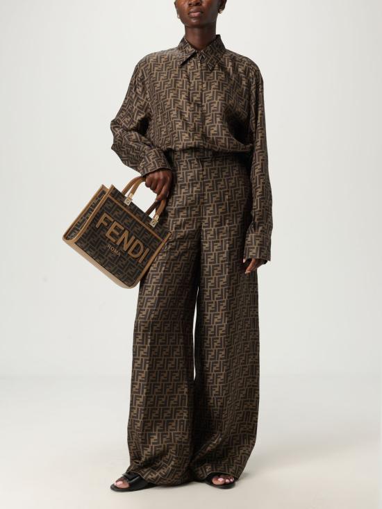 25FW 펜디 팔라초 팬츠 FR6606A8G3 F118W Tobacco - FENDI