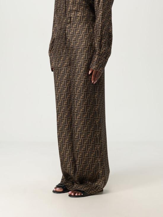 25FW 펜디 팔라초 팬츠 FR6606A8G3 F118W Tobacco - FENDI