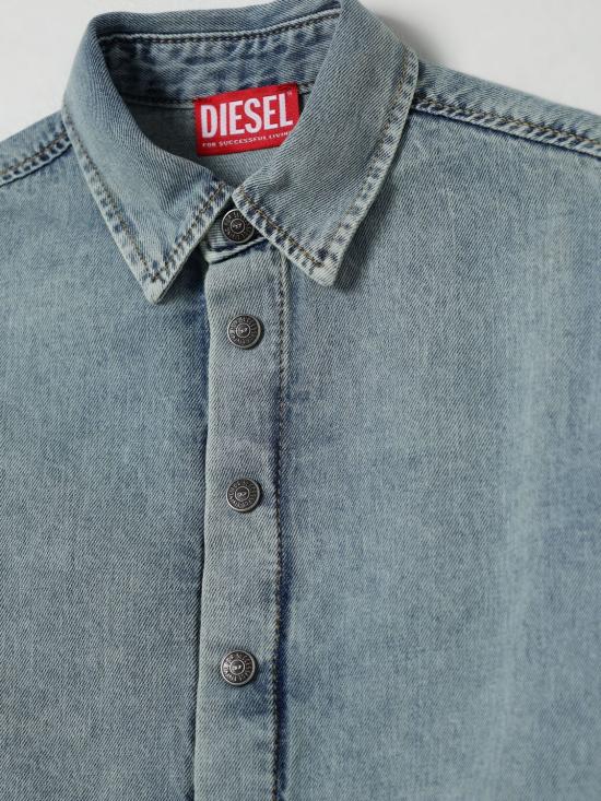 25FW [키즈] 디젤 셔츠 J02307KXBPS K01 Denim - DIESEL