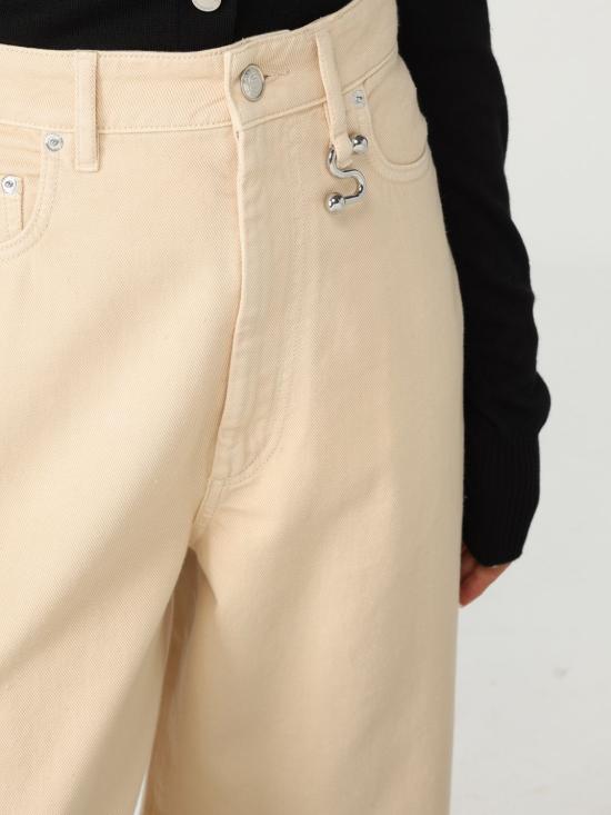 25FW 스포트막스 스트레이트 팬츠 2522136025600 002 Ivory - SPORTMAX