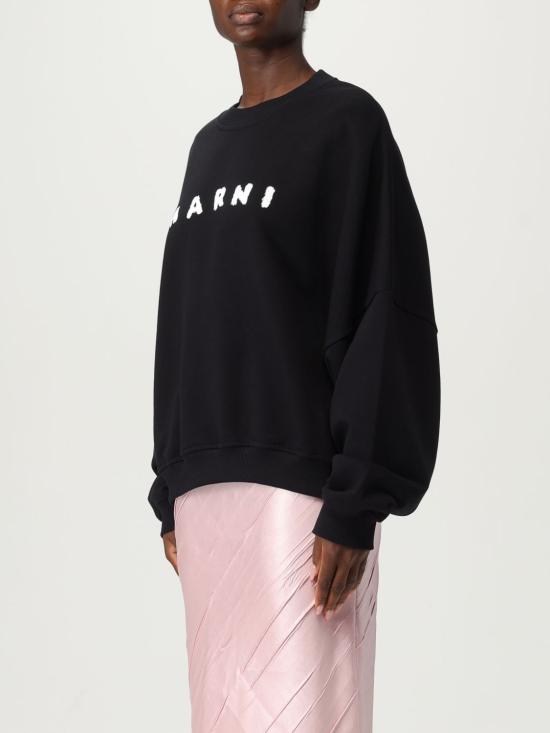 25FW 마르니 로고 크루넥 스웨트셔츠 FLJE0185P7USCX43 SLW06 Yellow Cream - MARNI