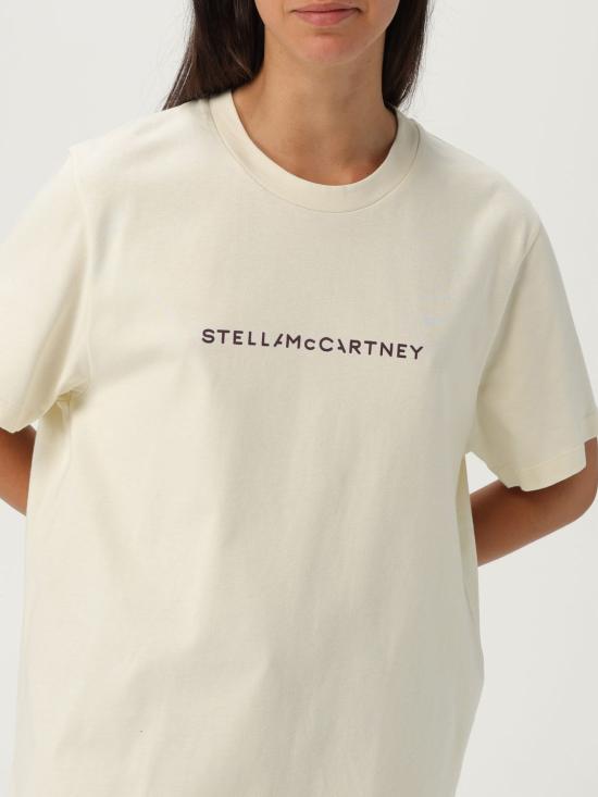 25FW 스텔라 맥카트니 반팔 티셔츠 6J01583SPY48 9002 Ivory - STELLA MCCARTNEY