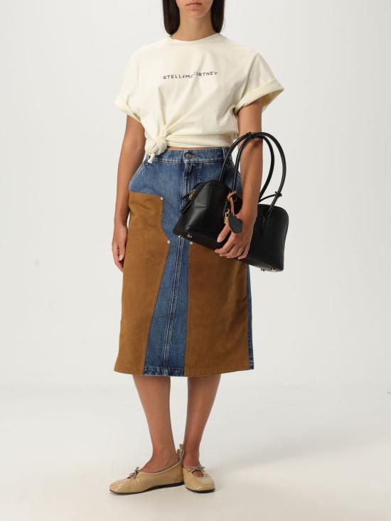 25FW 스텔라 맥카트니 반팔 티셔츠 6J01583SPY48 9002 Ivory - STELLA MCCARTNEY