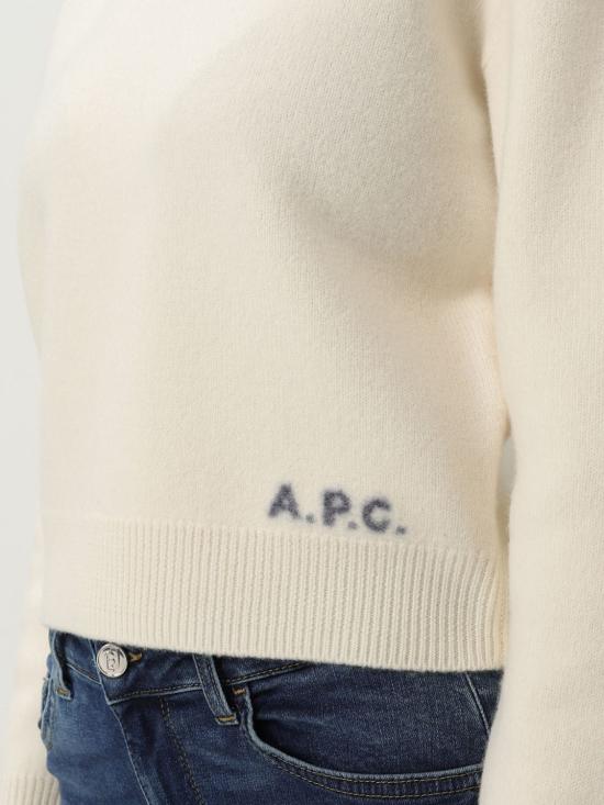 25FW 아페쎄 스웨터 WVBDKF23373 AAD Ecru - A.P.C.