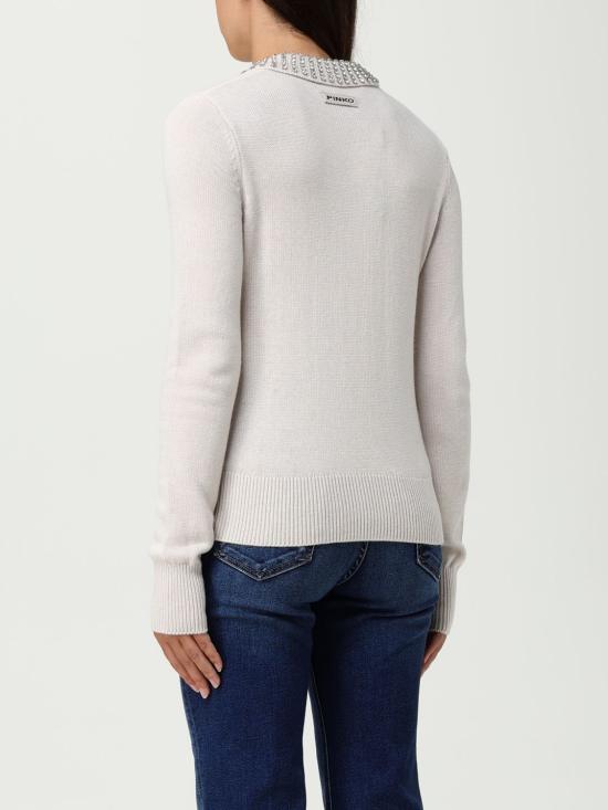 25FW 핑코 폴로 티셔츠 105530A2S4 I23 Grey - PINKO