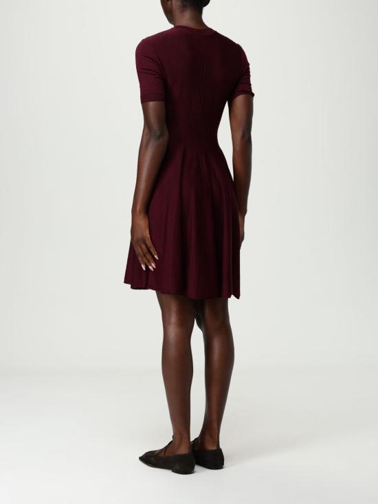 25FW 알라이아 숏 원피스 AA9R2700M922B 413 Burgundy - ALAIA