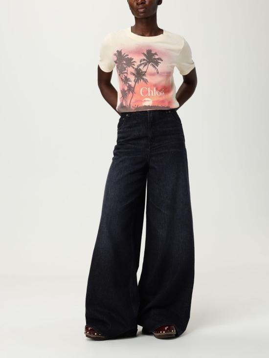 25FW 끌로에 데님 팬츠 CH25ADP21156 075 Black - CHLOE