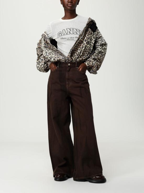 25FW 가니 자켓 W0738 859 Brown - GANNI