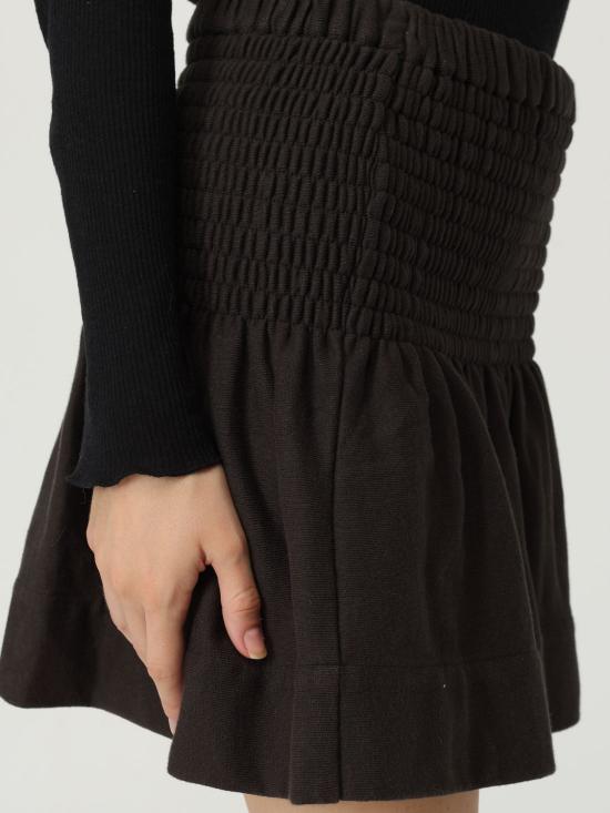 25FW 이자벨마랑에뚜왈 숏 스커트 JU0146FCA1M07E 02FK Black - ISABEL MARANT ETOILE