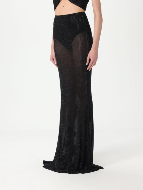 25FW 트웬티포하이치 롱 스커트 A233 NER Black - TWENTY FOURHAITCH