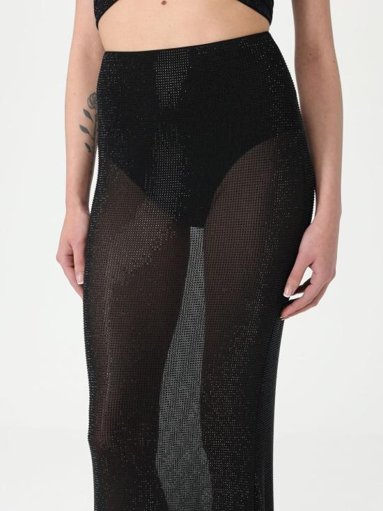 25FW 트웬티포하이치 롱 스커트 A233 NER Black - TWENTY FOURHAITCH