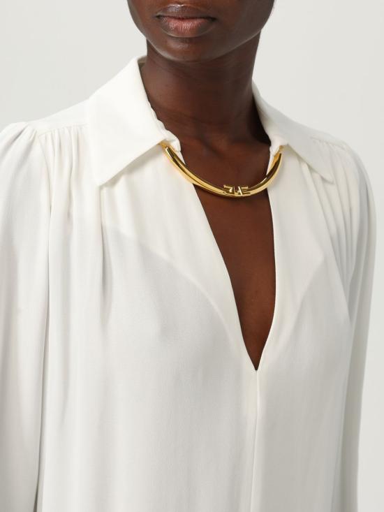 25FW 엘리자베타프랜치 긴팔 티셔츠 CA123 360 Ivory - ELISABETTA FRANCHI