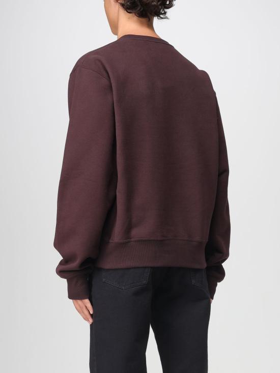25FW 생로랑 CASSANDRE, 캐산드르 크루넥 스웨트셔츠 820127Y36SW 5053 Plum - SAINT LAURENT