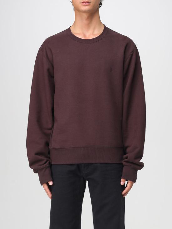 25FW 생로랑 CASSANDRE, 캐산드르 크루넥 스웨트셔츠 820127Y36SW 5053 Plum