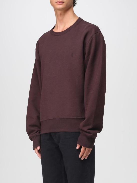 25FW 생로랑 CASSANDRE, 캐산드르 크루넥 스웨트셔츠 820127Y36SW 5053 Plum - SAINT LAURENT