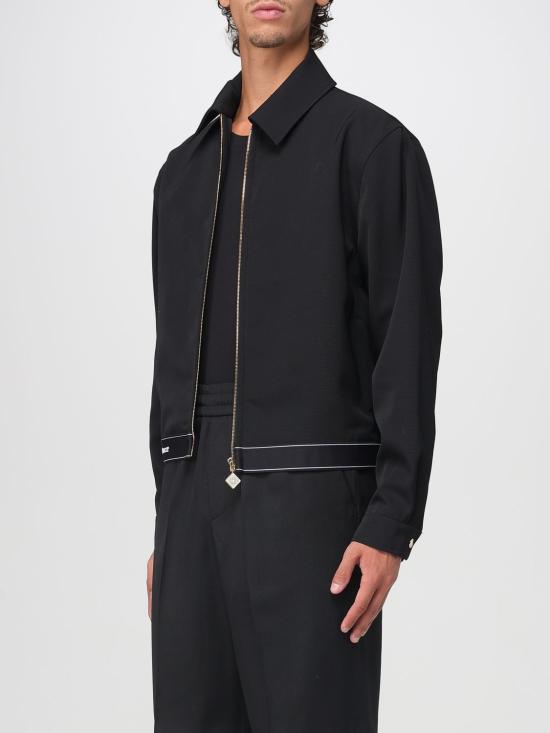 25FW 카사블랑카 자켓 MPF25JK425 01 Black - CASABLANCA